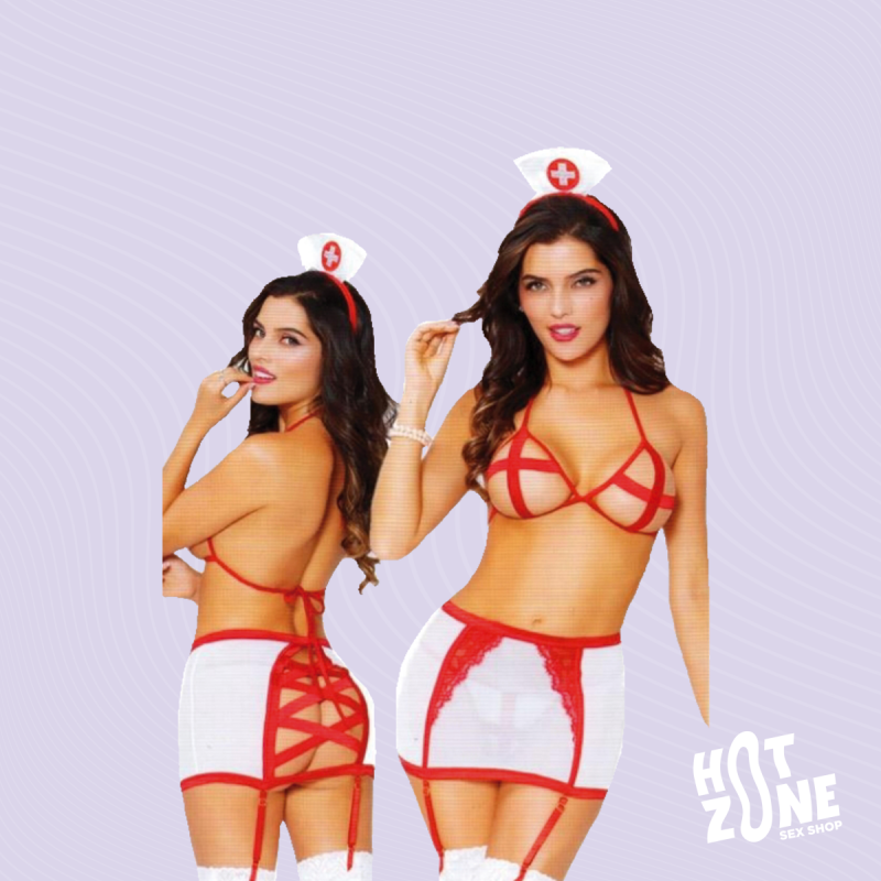 DISFRAZ DE ENFERMERA HALTER